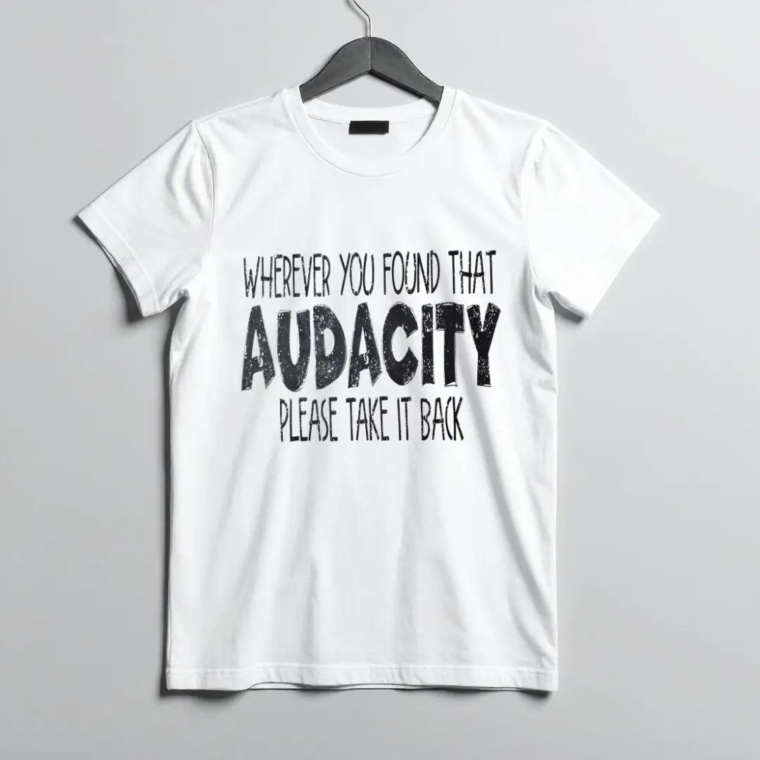 Take That Audacity Back Purple Turtle Tees