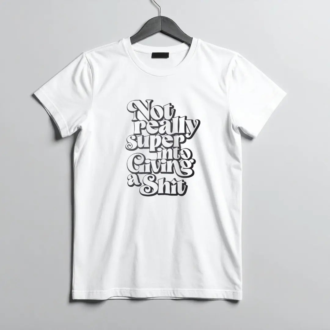 Not Into Giving A Shit Purple Turtle Tees